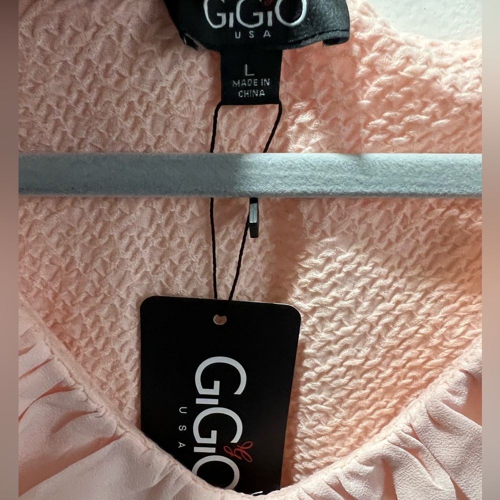 NWT GiGiO|Sleeveless Shirt|Size Large - Picture 4 of 7